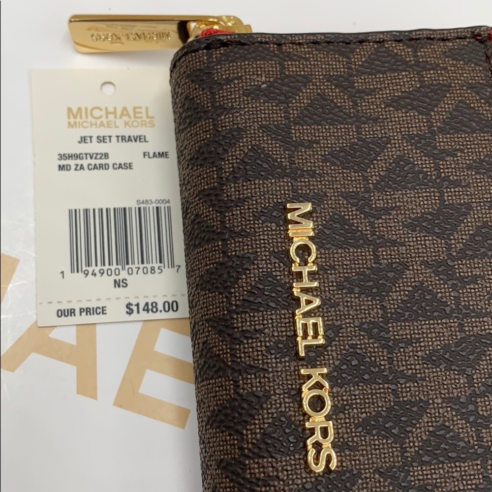 MICHAEL KORS JET SET TRAVEL MD ZA CARD CASE - Picture 14 of 16